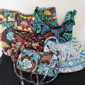 5 Multicolored Floral Vera Bradley Bags